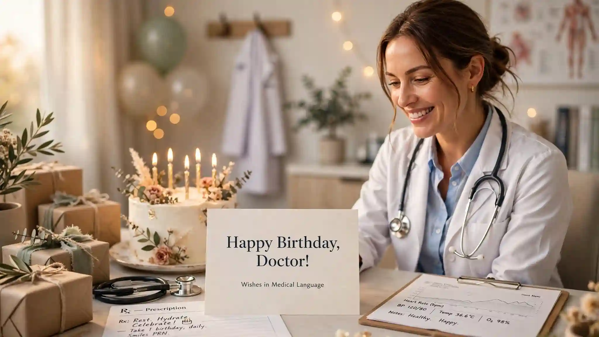 Doctor Birthday Wishes in Medical Language