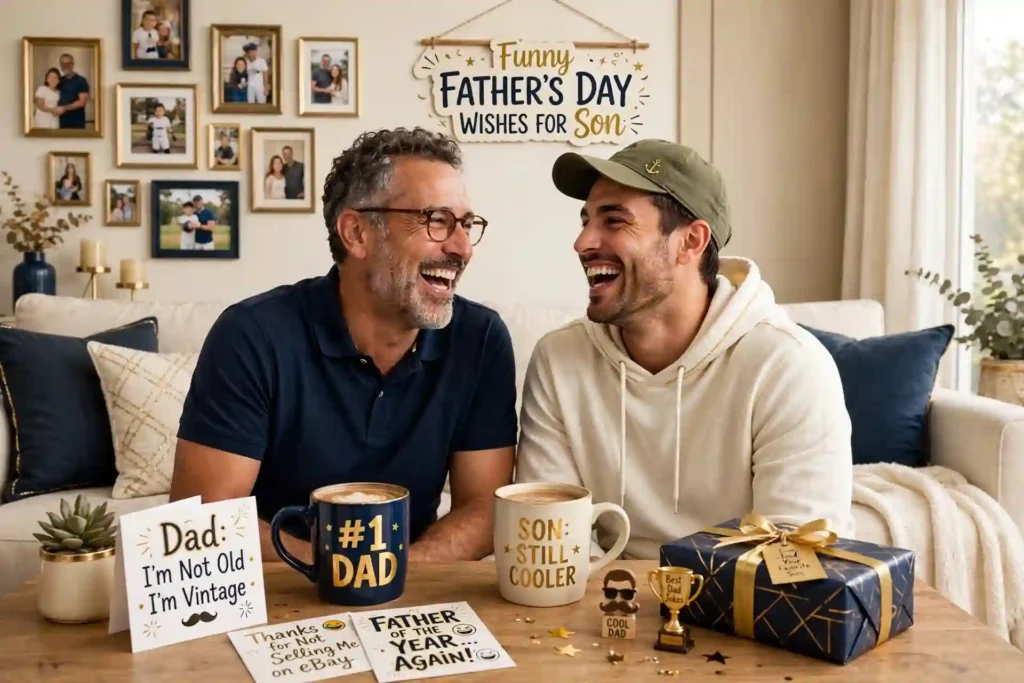Funny Father's Day Wishes for Son