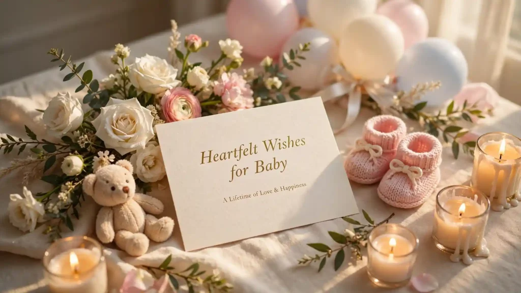  Heartfelt Wishes Baby Shower Card Message