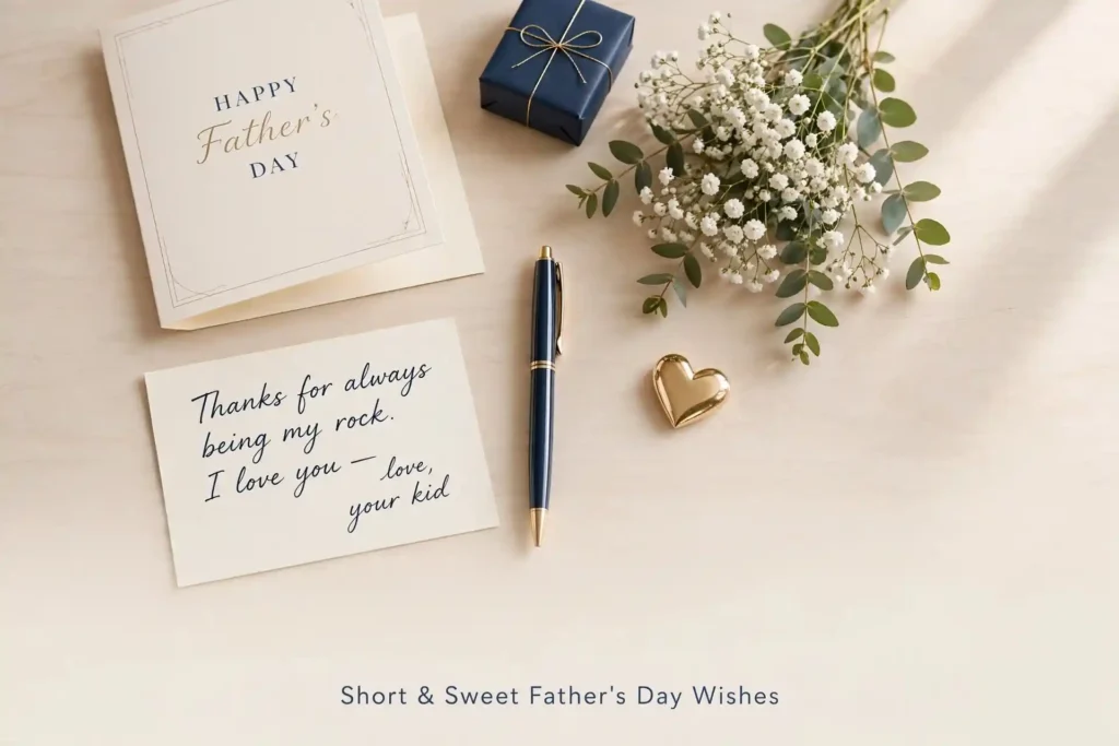 Short & Sweet Father's Day Wishes