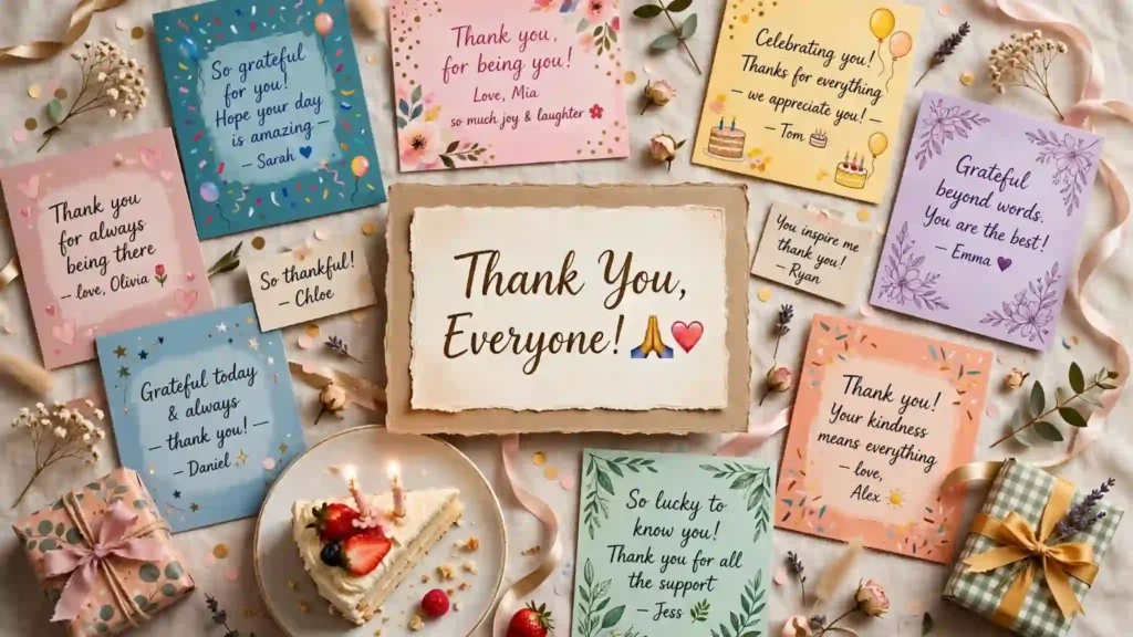 Simple Thank You Messages for Everyone