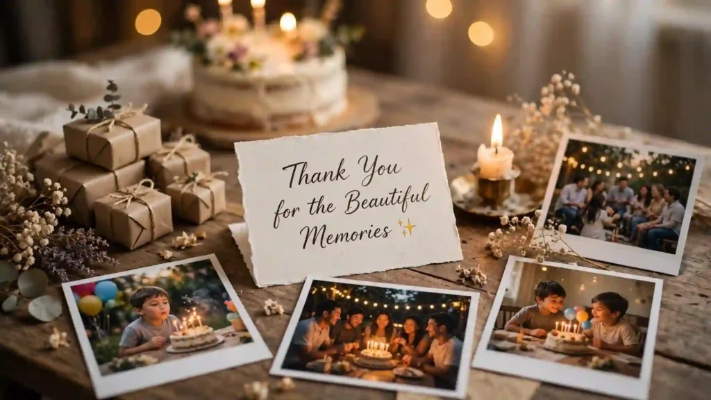 Special Memories & Heartfelt Words