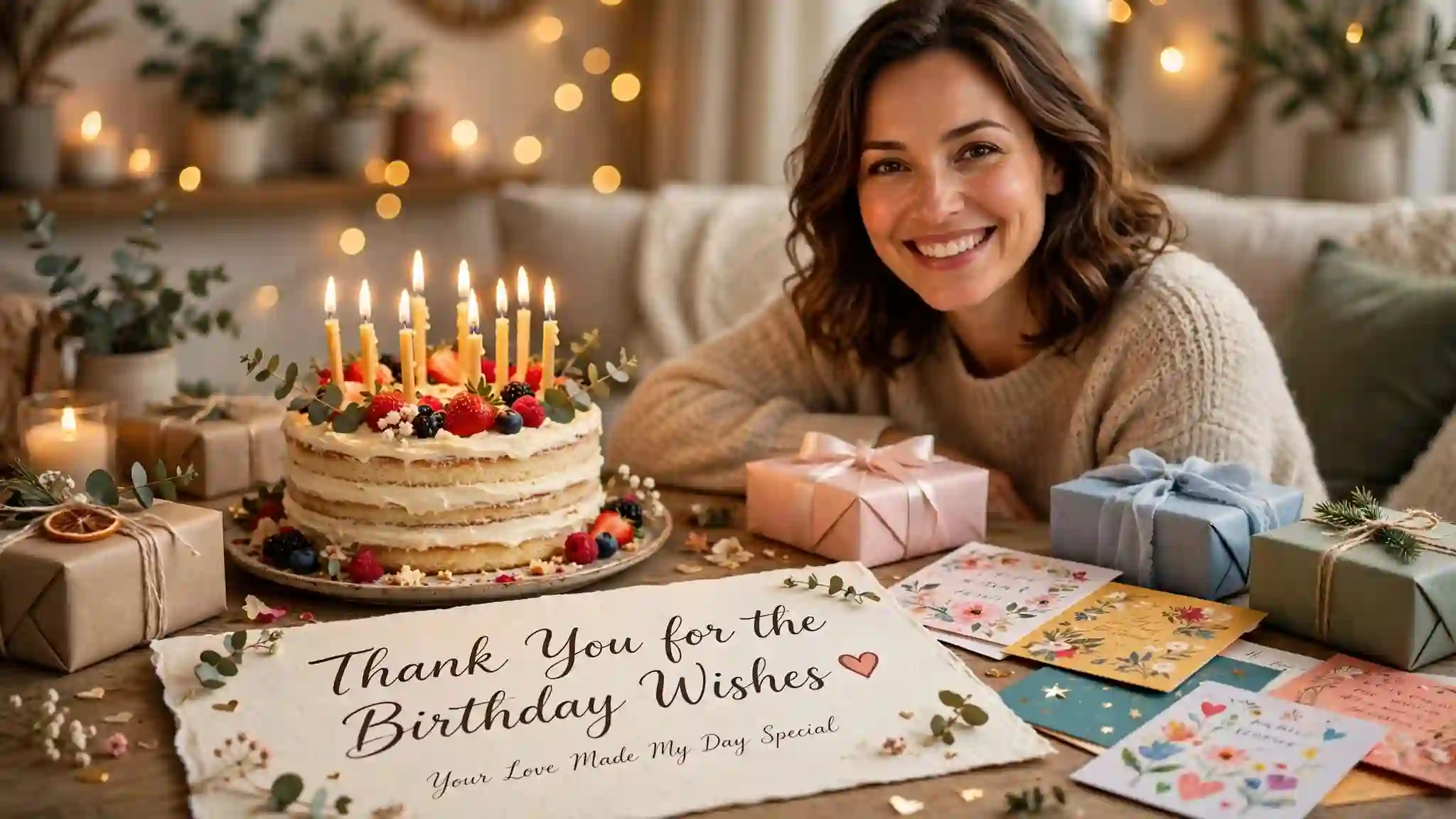 Thank Everyone for the Birthday Wishes