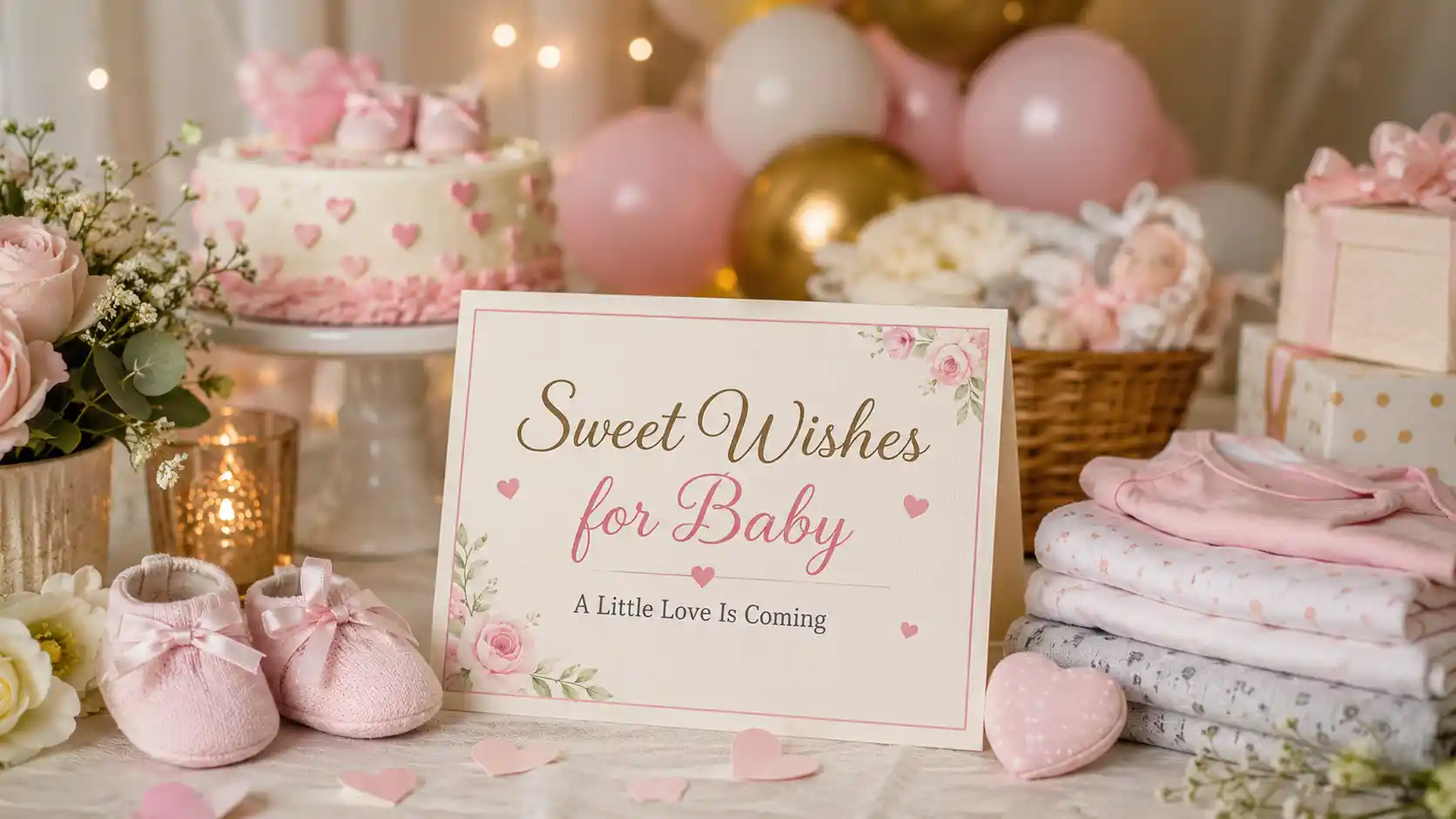 Wishes Baby Shower Card Message