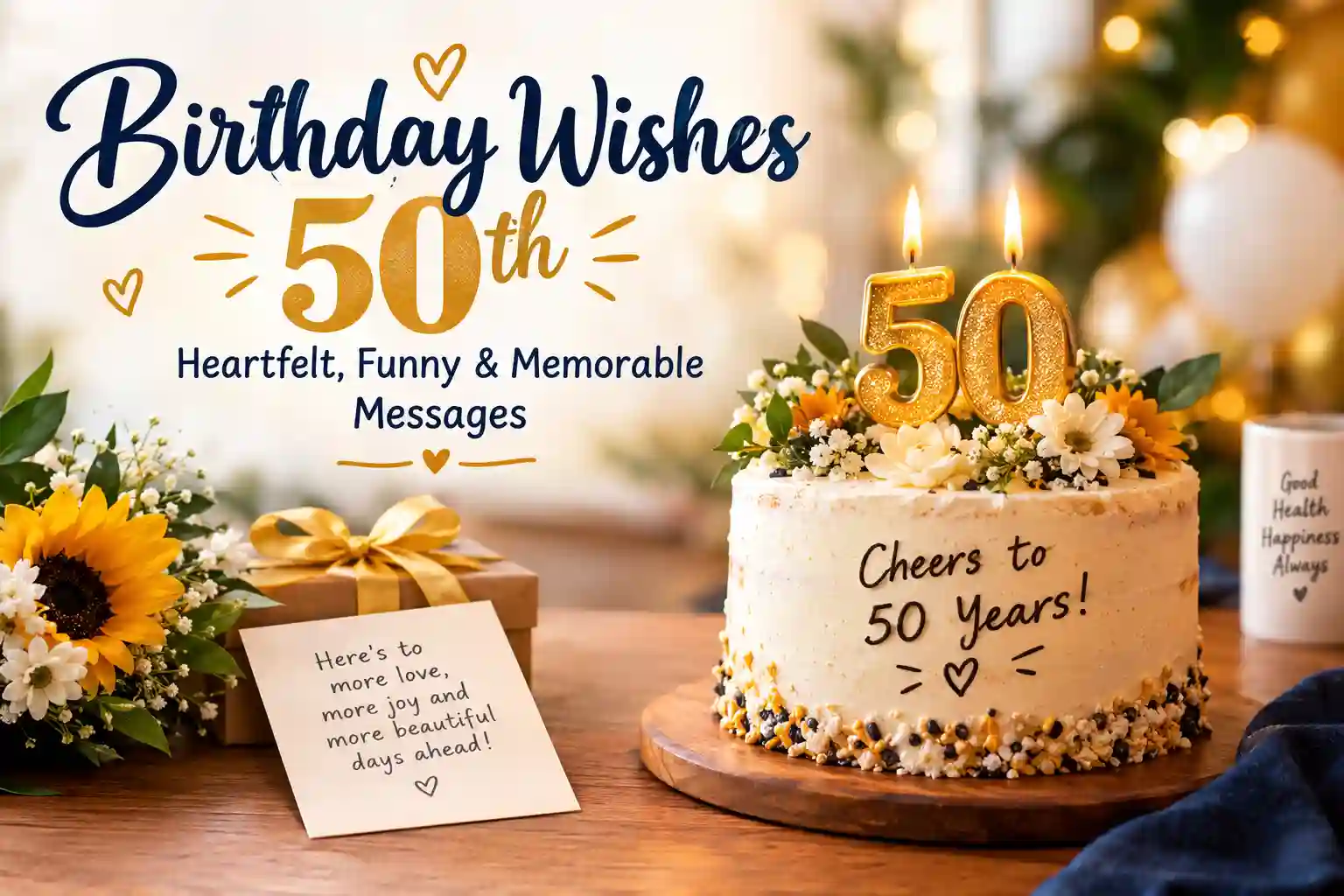 Birthday Wishes 50th