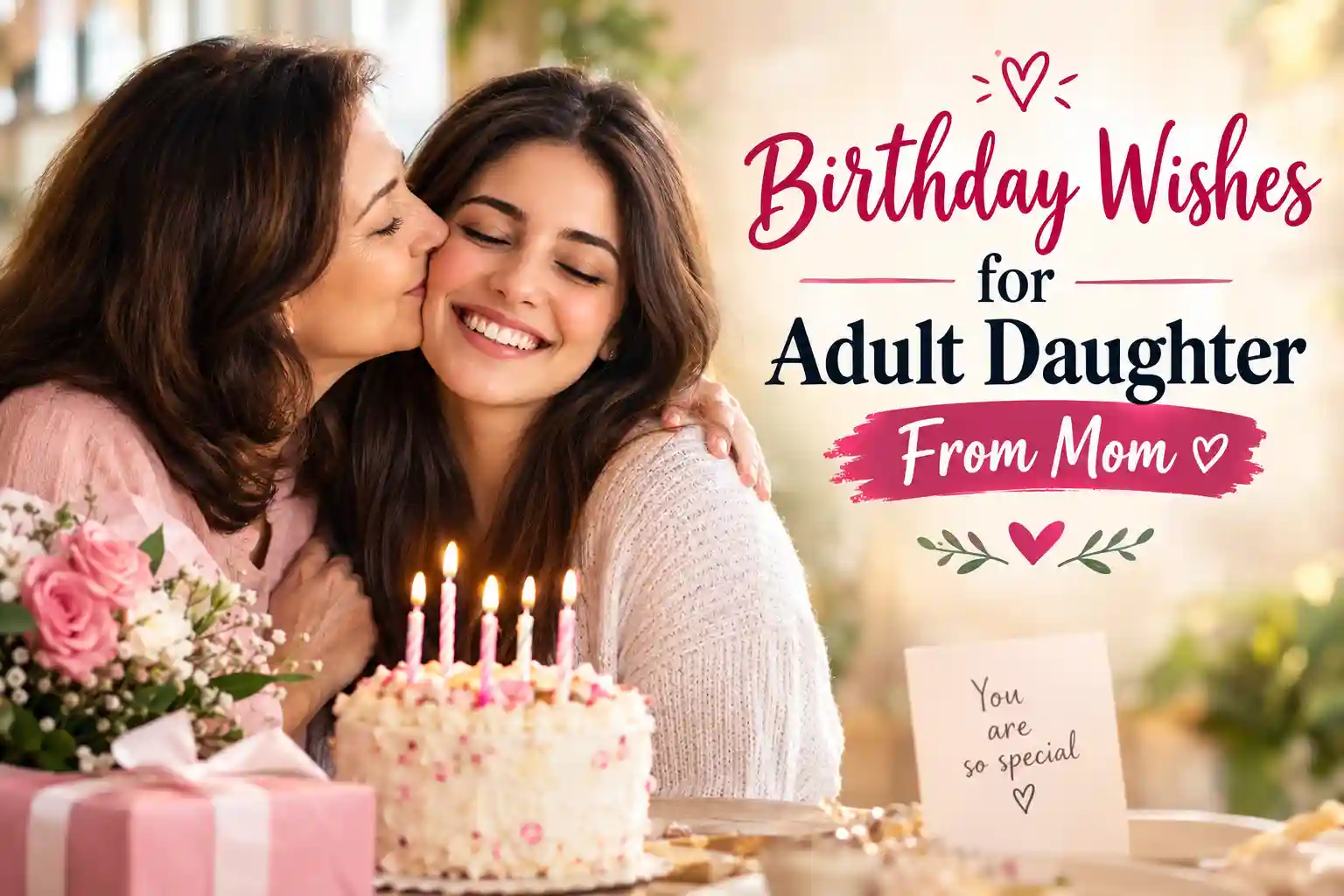 Birthday Wishes for Adult Daughter from Mom