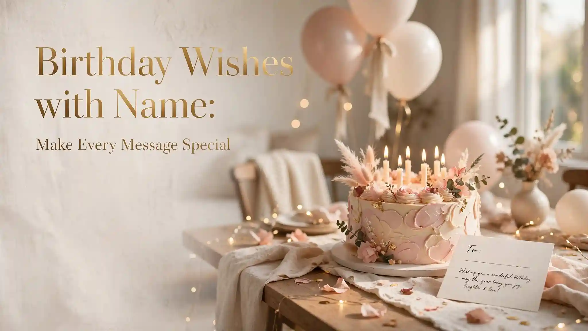 Birthday Wishes with Name