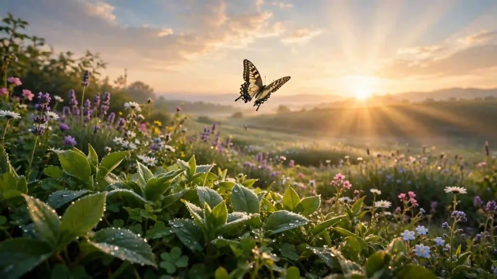 Butterfly Wishes for New Beginnings