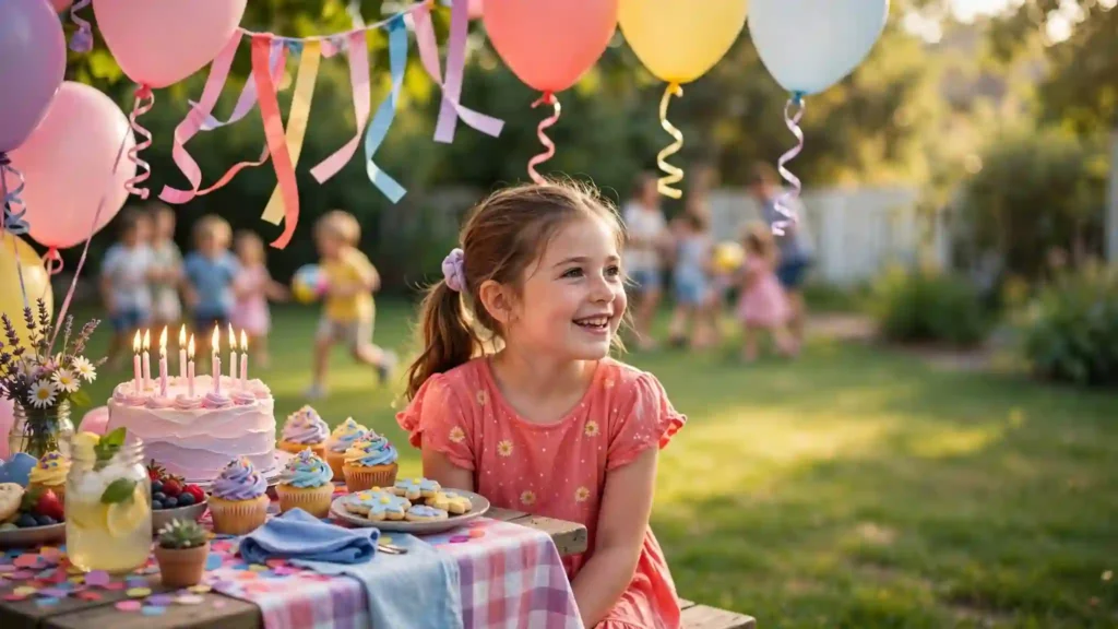 Celebration Birthday Wishes for 8 Year Old Girl