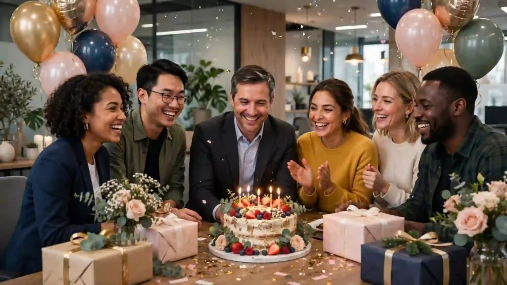 Celebration Happy Birthday Wishes for Manager