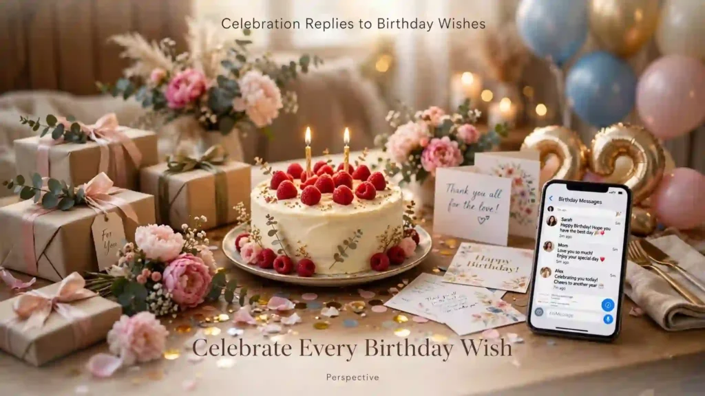 Celebration Replies to Birthday Wishes