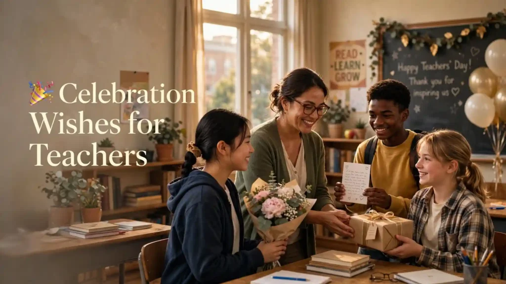 Celebration Wishes for Teachers