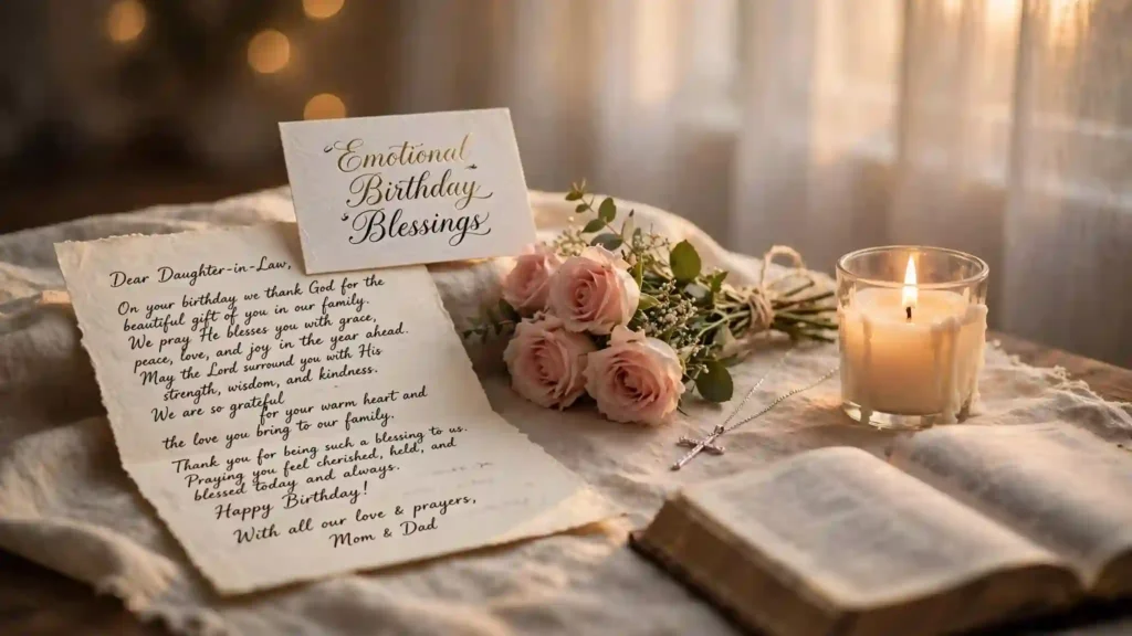 Emotional Birthday Blessings for Your Daughter-in-Law