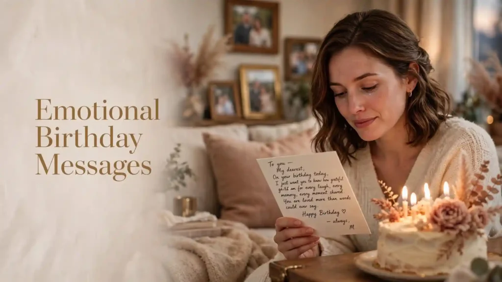 Emotional Birthday Messages