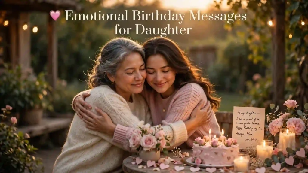 Emotional Birthday Messages for Daughter