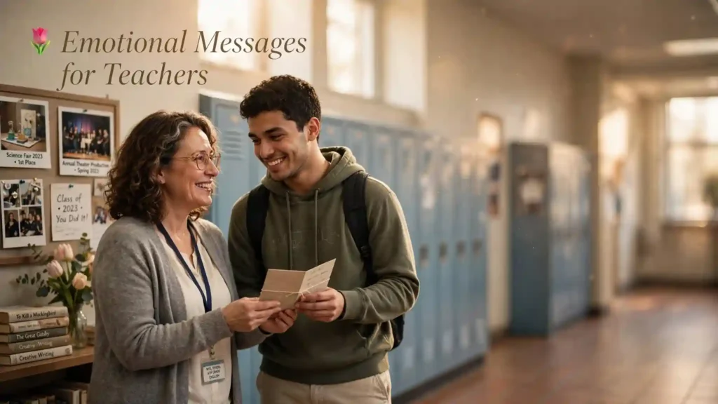 Emotional Messages for Teachers