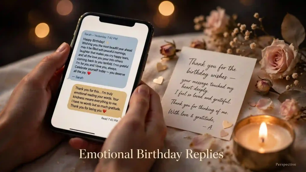 Emotional Replies to Birthday Wishes