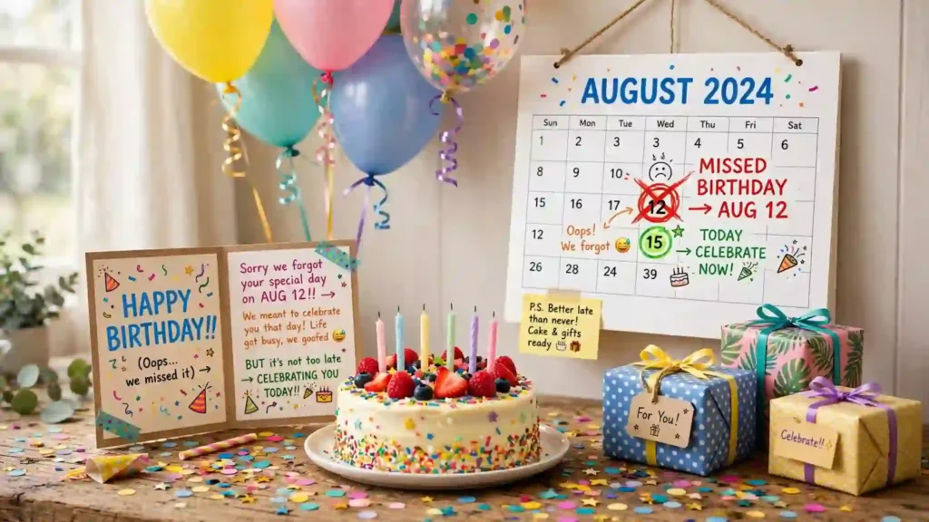Funny Beautiful Belated Birthday Wishes