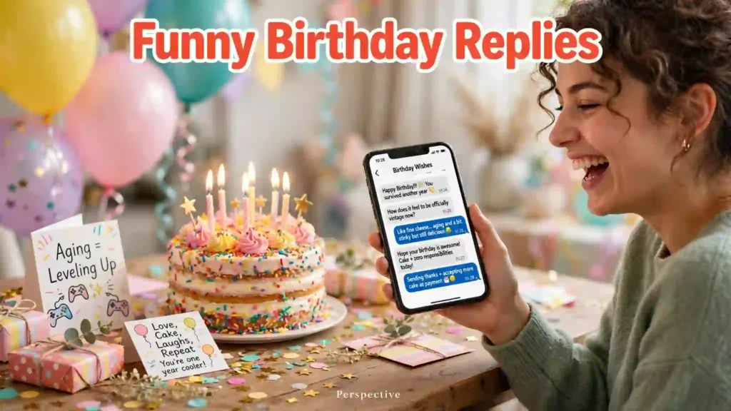 Funny Replies to Birthday Wishes