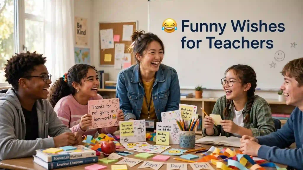 Funny Wishes for Teachers