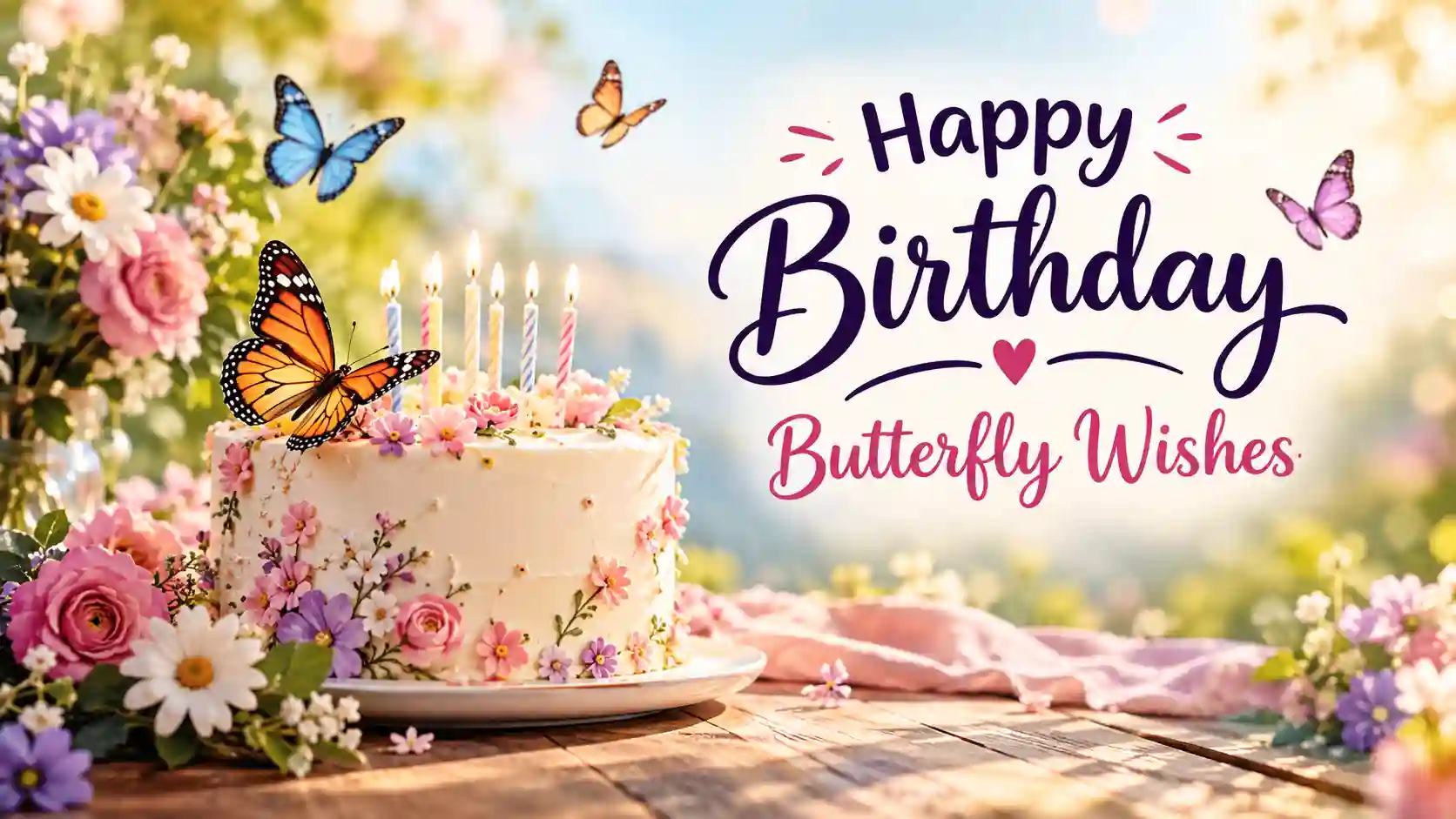 Happy Birthday Butterfly Wishes