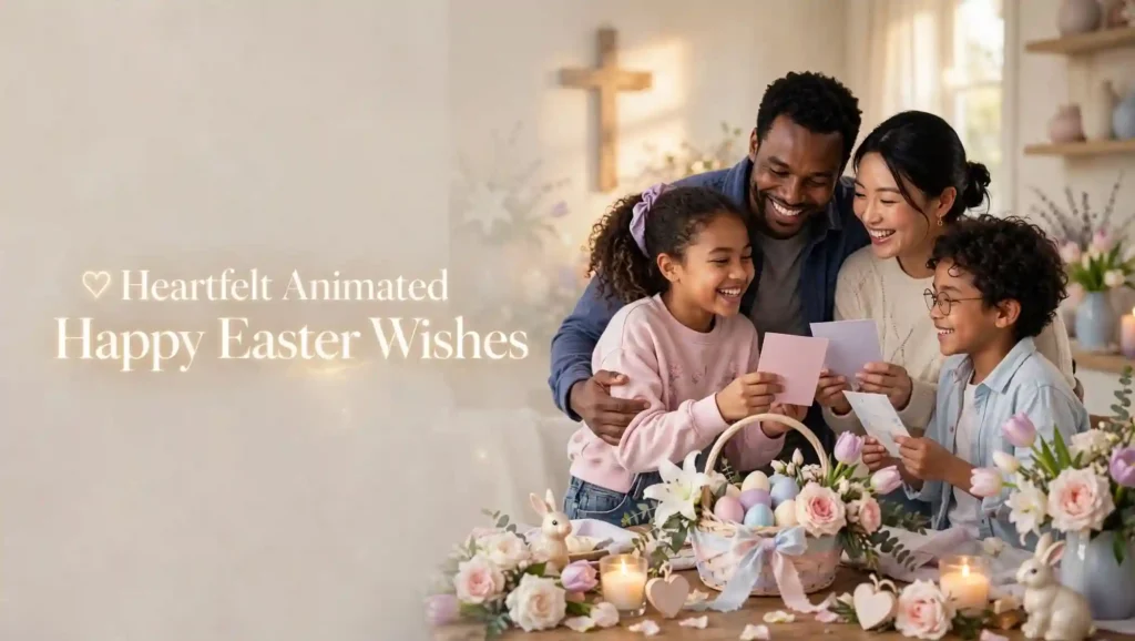 Heartfelt Animated Happy Easter Wishes