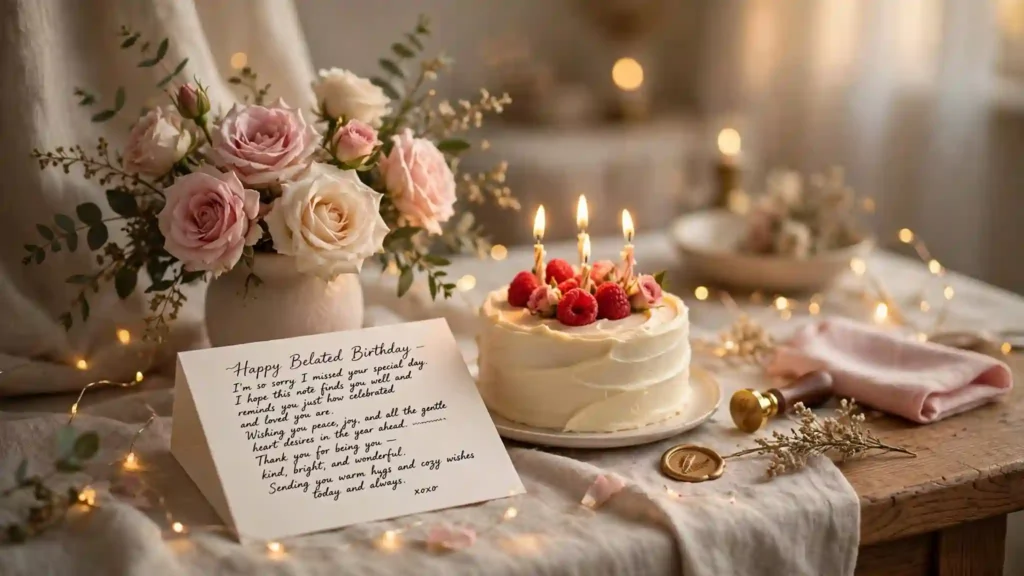 Heartfelt Beautiful Belated Birthday Wishes