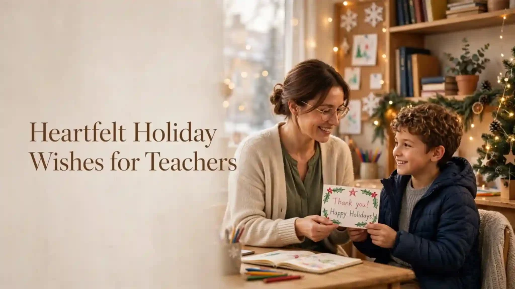 Heartfelt Holiday Wishes for Teachers