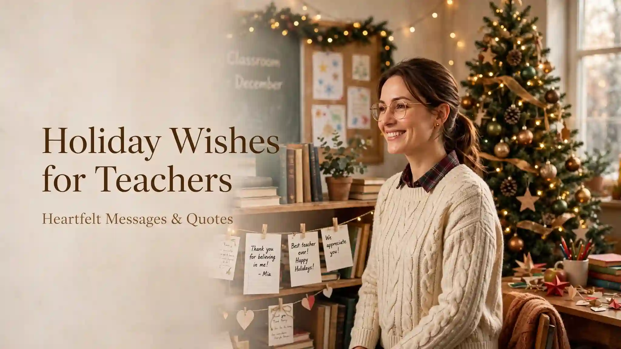 Holiday Wishes for Teachers