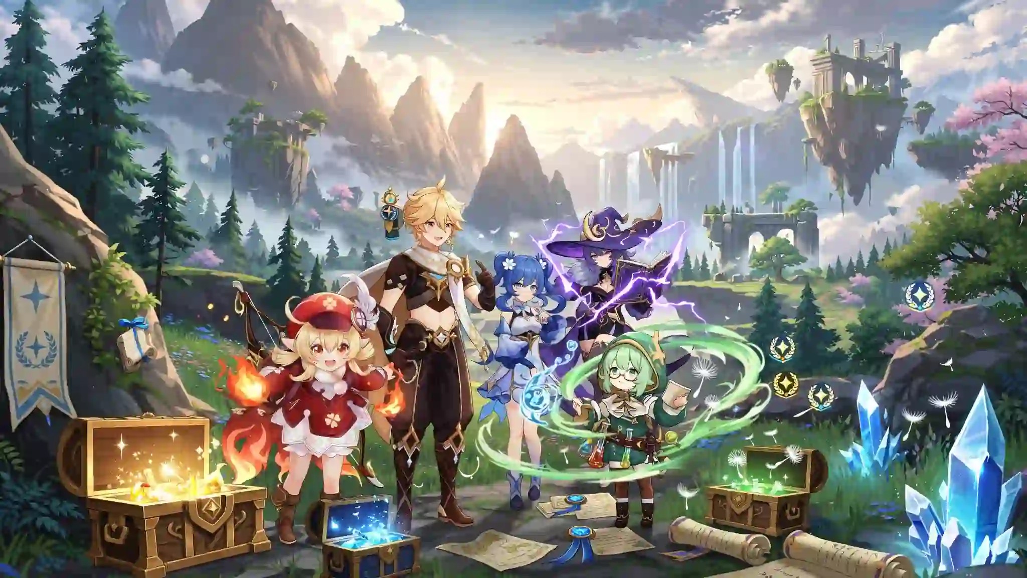 Characters in Genshin Impact Wthout Wishes