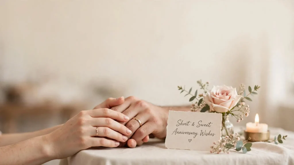 Short & Sweet Anniversary Wishes