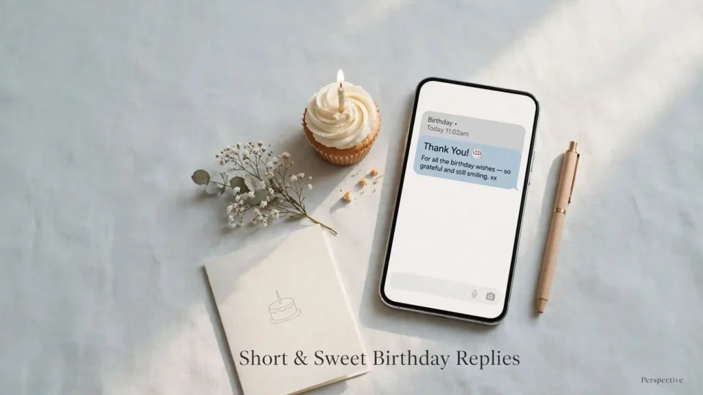 Short & Sweet Birthday Replies