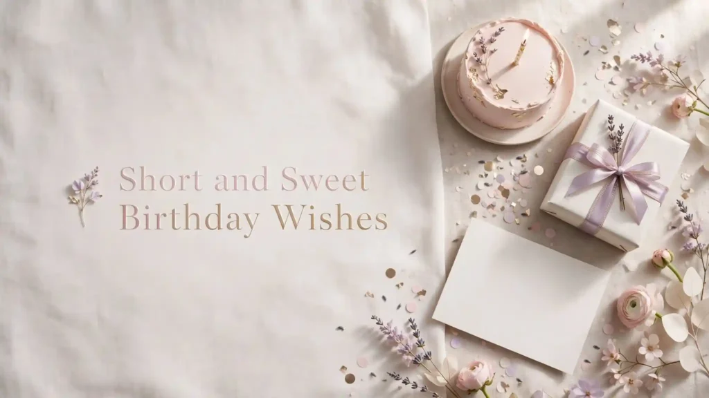 Short and Sweet Birthday Wishes