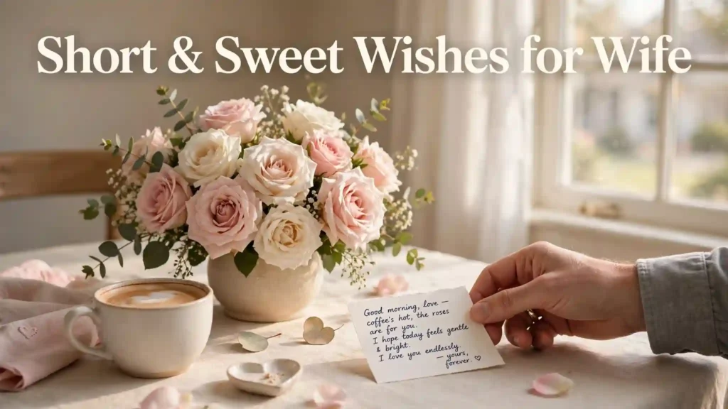 Short & Sweet Wishes for Wife