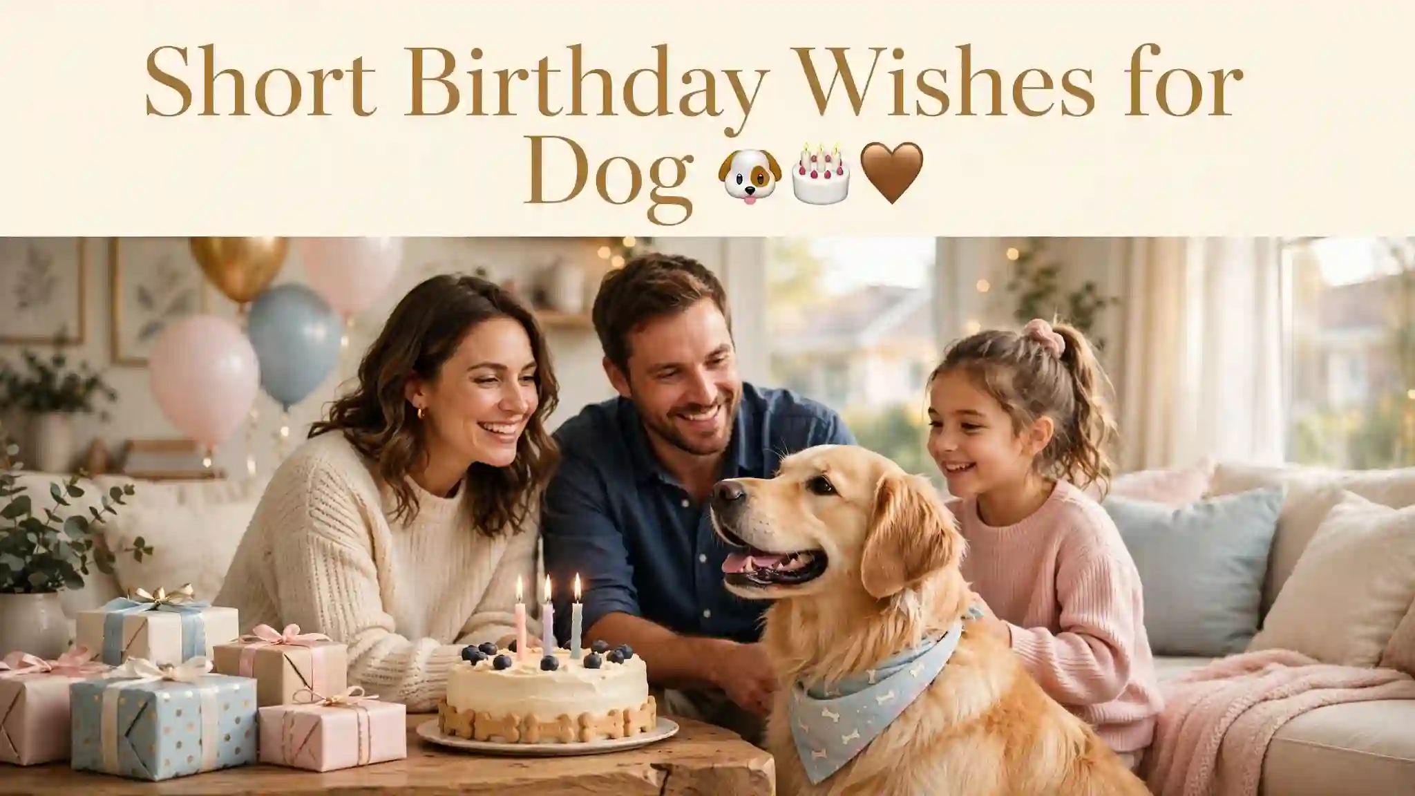 Short Birthday Wishes for Dog