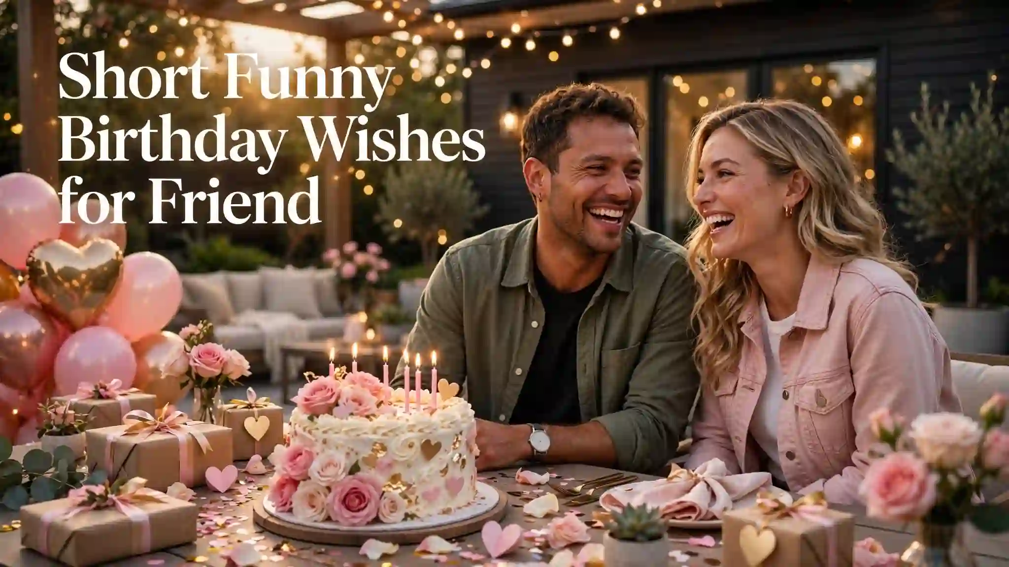 Short Funny Birthday Wishes for Friend