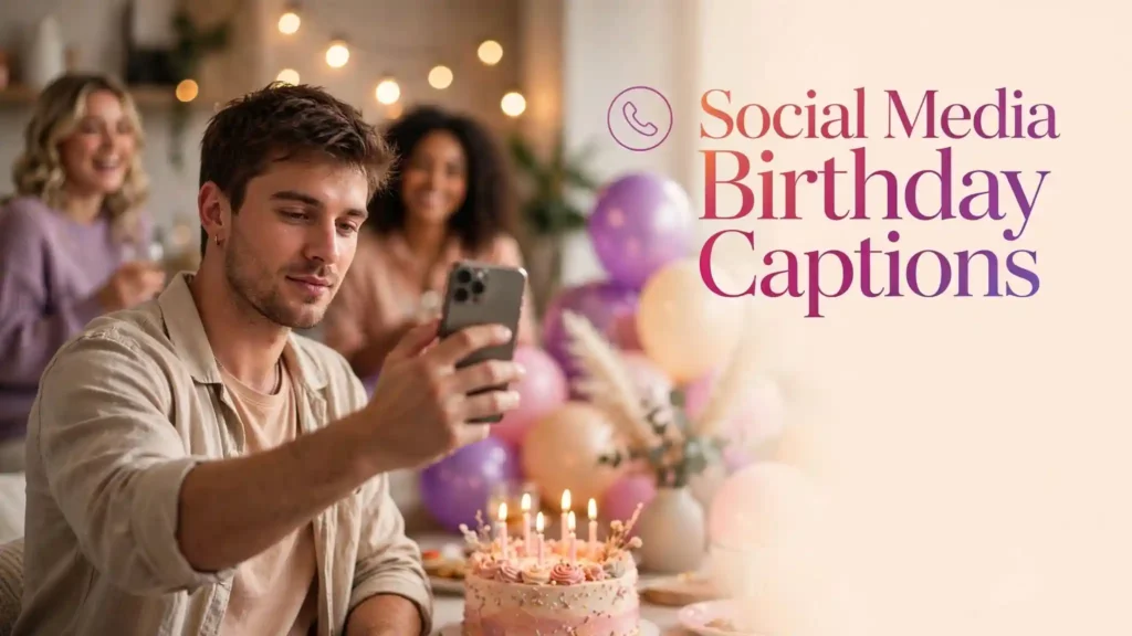 Social Media Birthday Captions