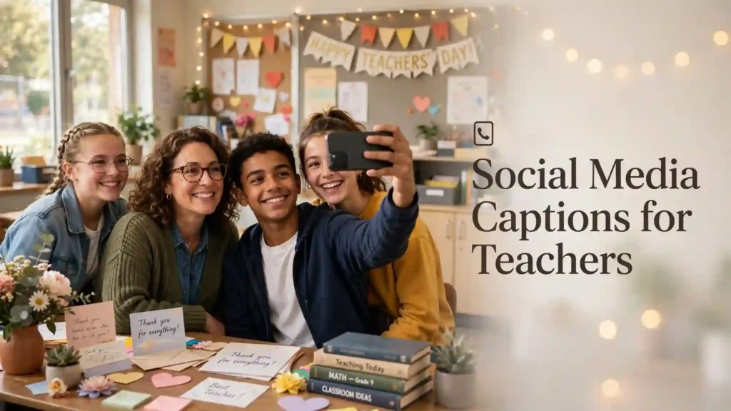 Social Media Captions for Teachers