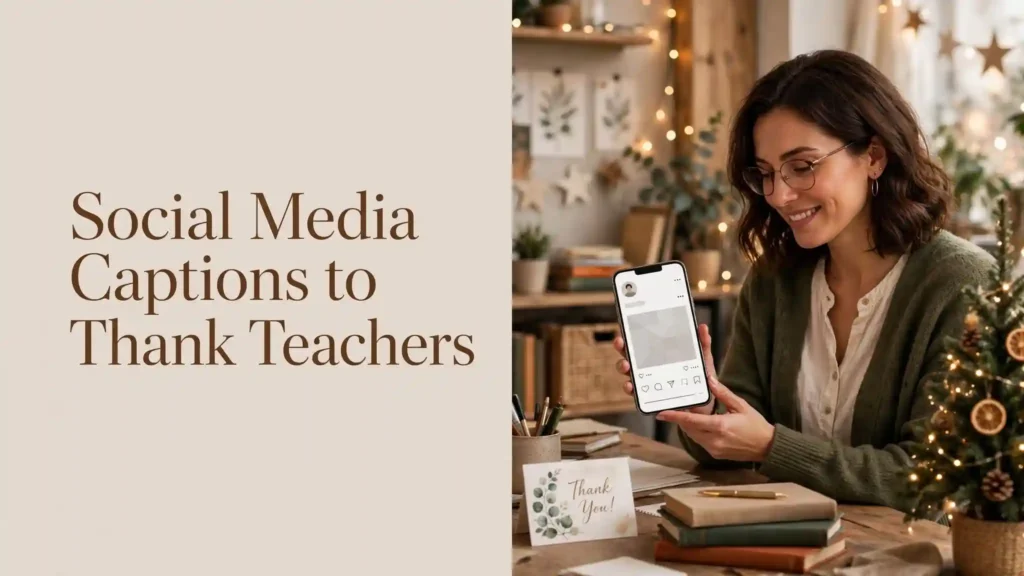  Social Media Captions to Thank Teachers