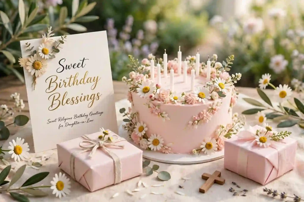 Sweet Religious Birthday Greetings for Daughter-in-Law
