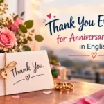 Thank You Everyone for Anniversary Wishes in English