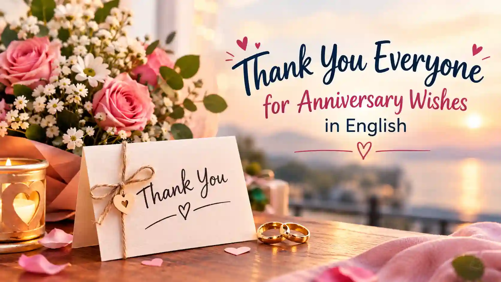 Thank You Everyone for Anniversary Wishes in English